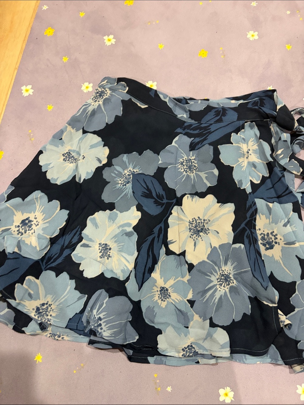 Christy Dawn Rudy Skirt in Hibiscus Blues (small) - Picture 4 of 5
